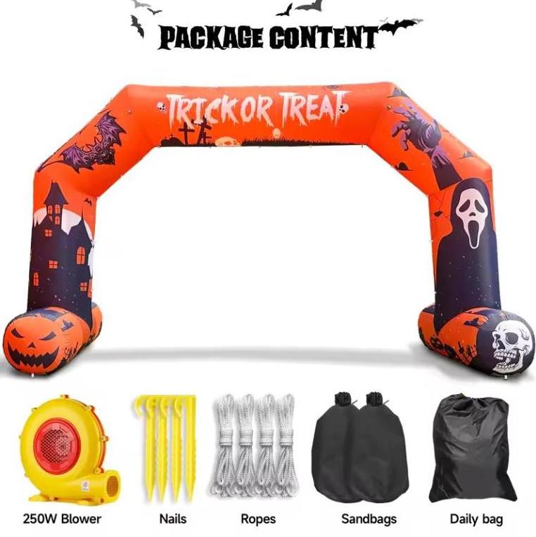 halloween inflatable arch custom holiday inflatable arch for christmas decoration