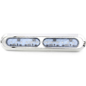 WEIKEN 316 SS Slim Surface Mount 12V 60W LED Boat Marine Underwater Lights Yacht Dock Led Night Fishing Light