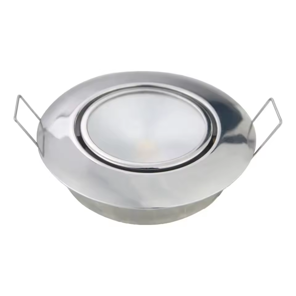 Stainless Steel 3W Multi Colors Led Ceiling Light Flush Mount 12V Boat Interior LED Down Lights