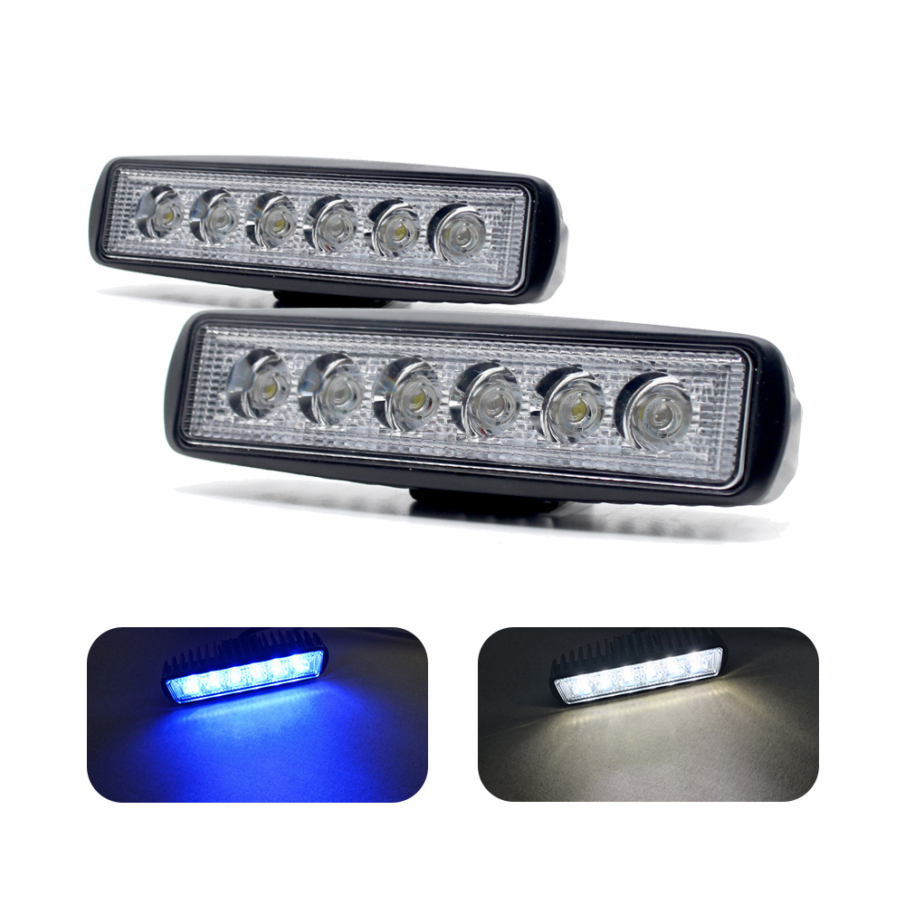 WEIKEN Super Bright Dual Color led Work Light bar for trucks offroad boat led lamps