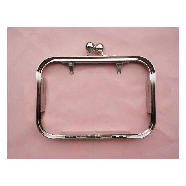 Fashion design manufacturer bag frame kiss lock closure handbags Bag parts and accessories stainless steel Handbag Hardware