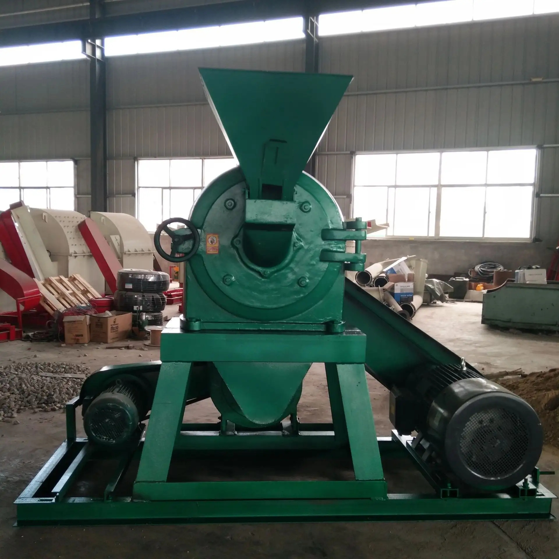 high performance pto/electric corn grinder for chicken cattle feed with lower price