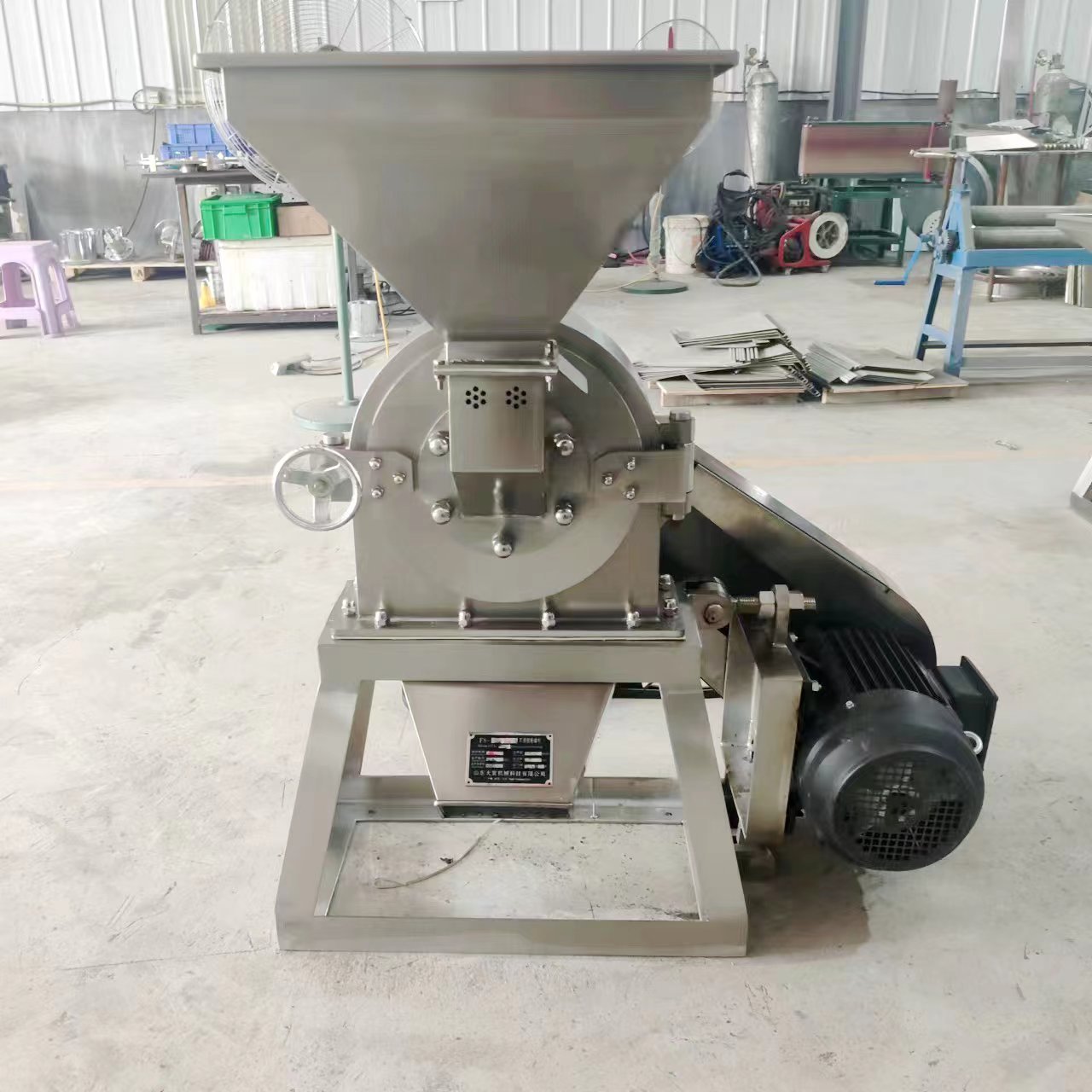 commercial wheat corn maize teff grain cassava flour milling grinder mill machine