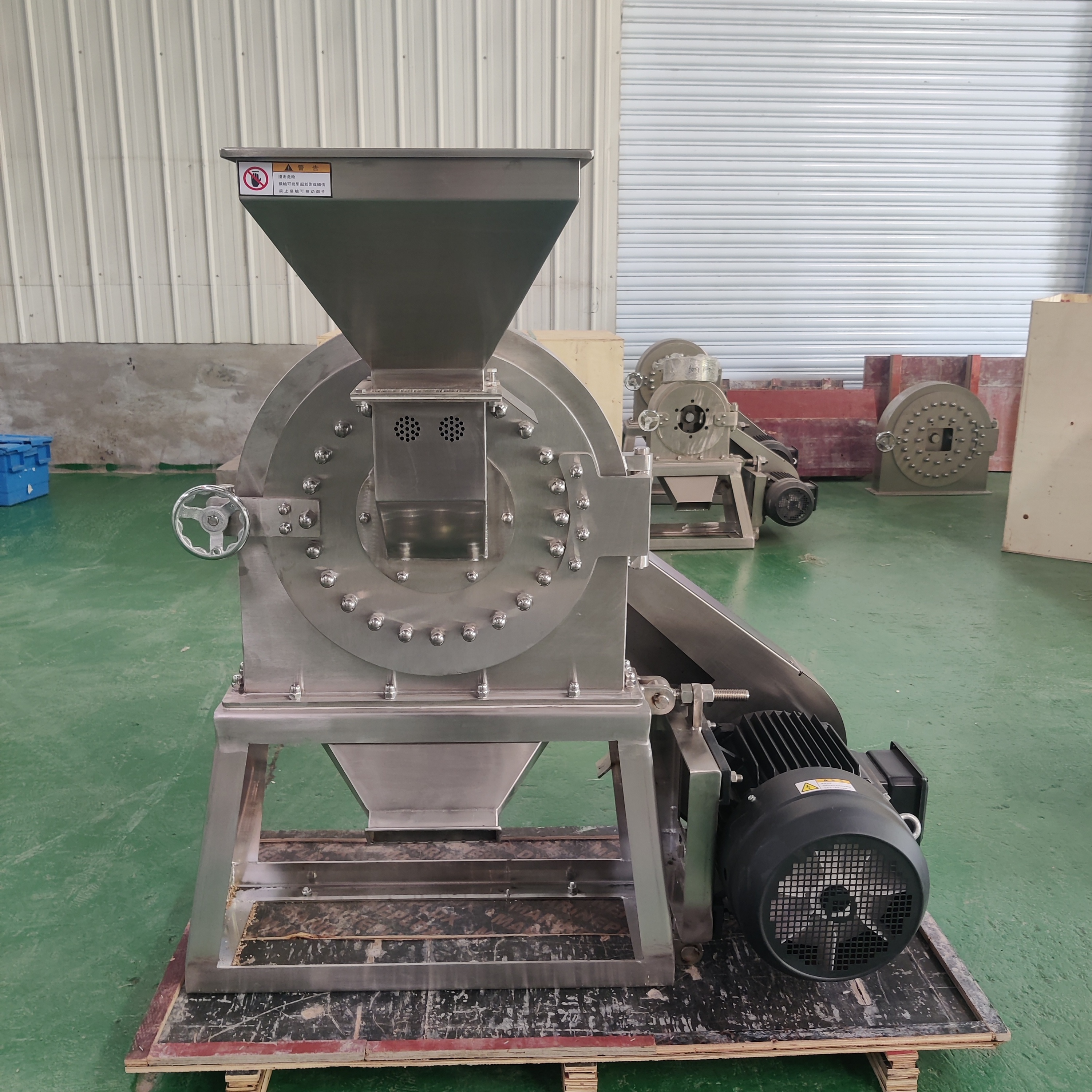 commercial wheat corn maize teff grain cassava flour milling grinder mill machine