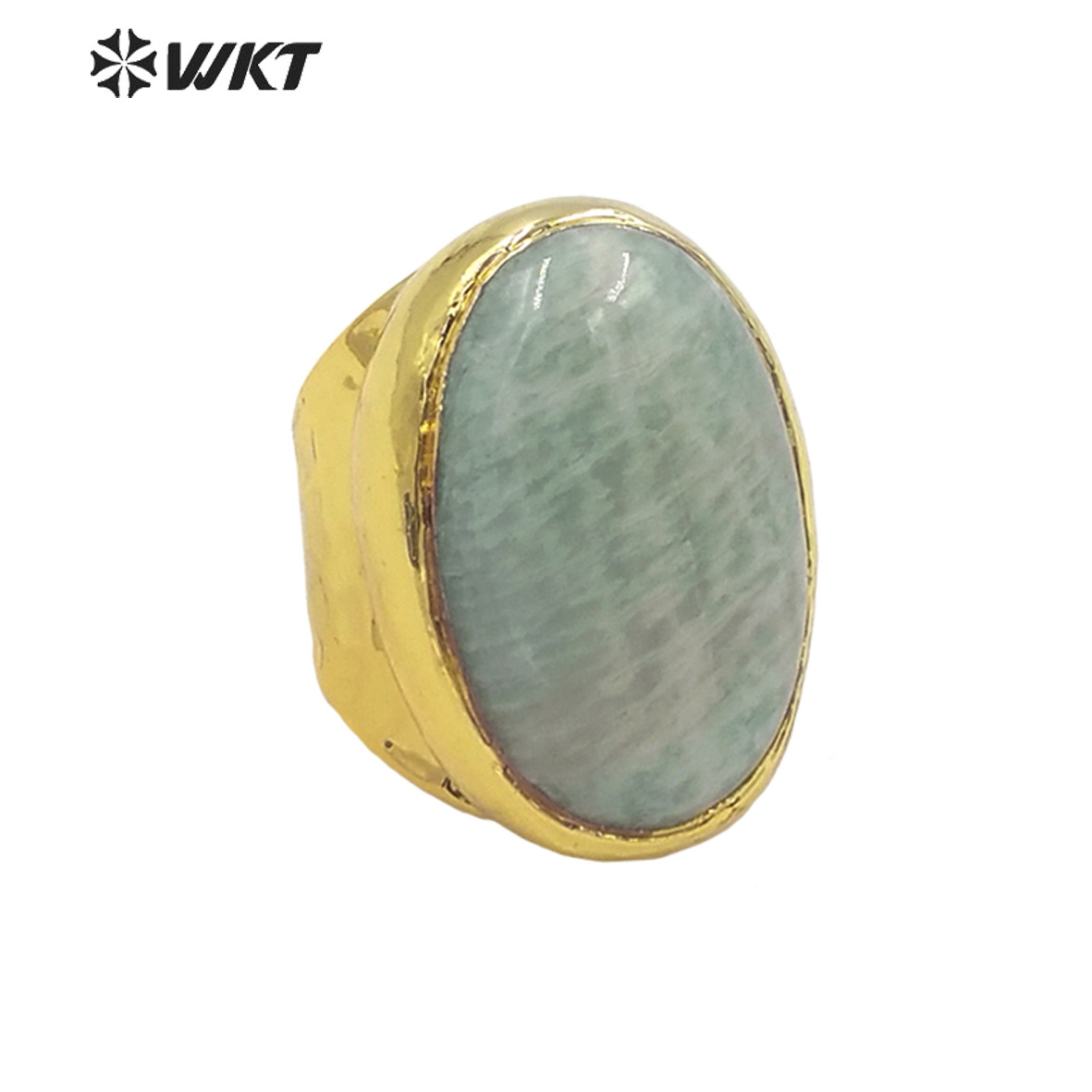 WT-R387 WKT 2022 Charming Natural Fashion Stone Amazon Rings Hot Style  For Girls Party Jewelry Rings Ladies Cocktail Ring