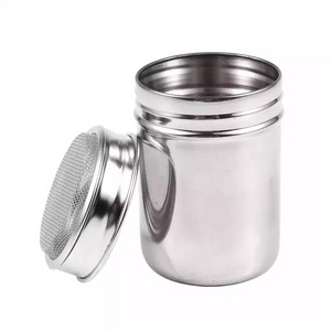 18/8 Stainless Steel Spice Shaker Seasoning Dispenser Spice Bottles with Wide Holes Rotating Lid