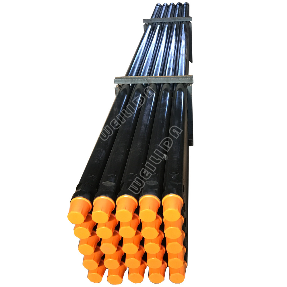 Friction Welding DTH drill pipe price / drill rod price 76,89,102,114mm for rock blasting and water well drilling