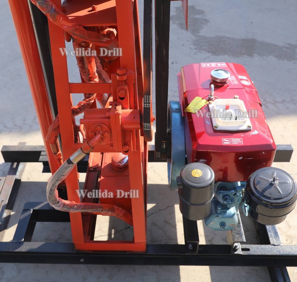 50m Portable small geological exploration drilling rig mini coring rig