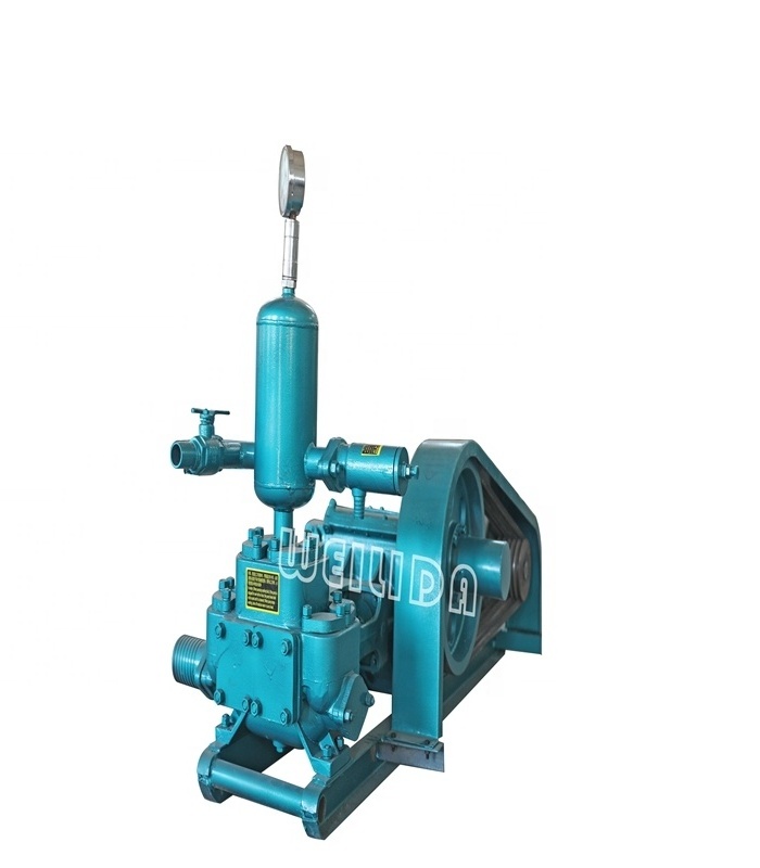 BW200 Horizontal double cylinder reciprocating double acting piston grouting mud pump