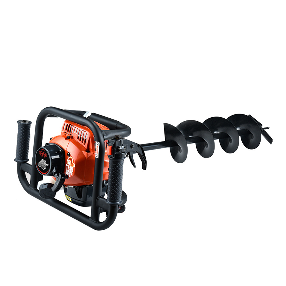 2 Stroke tree planting gasoline earth auger ground drilling machine