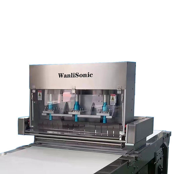 ultrasonic fresh dough cutting machine sheet cake portioning machine