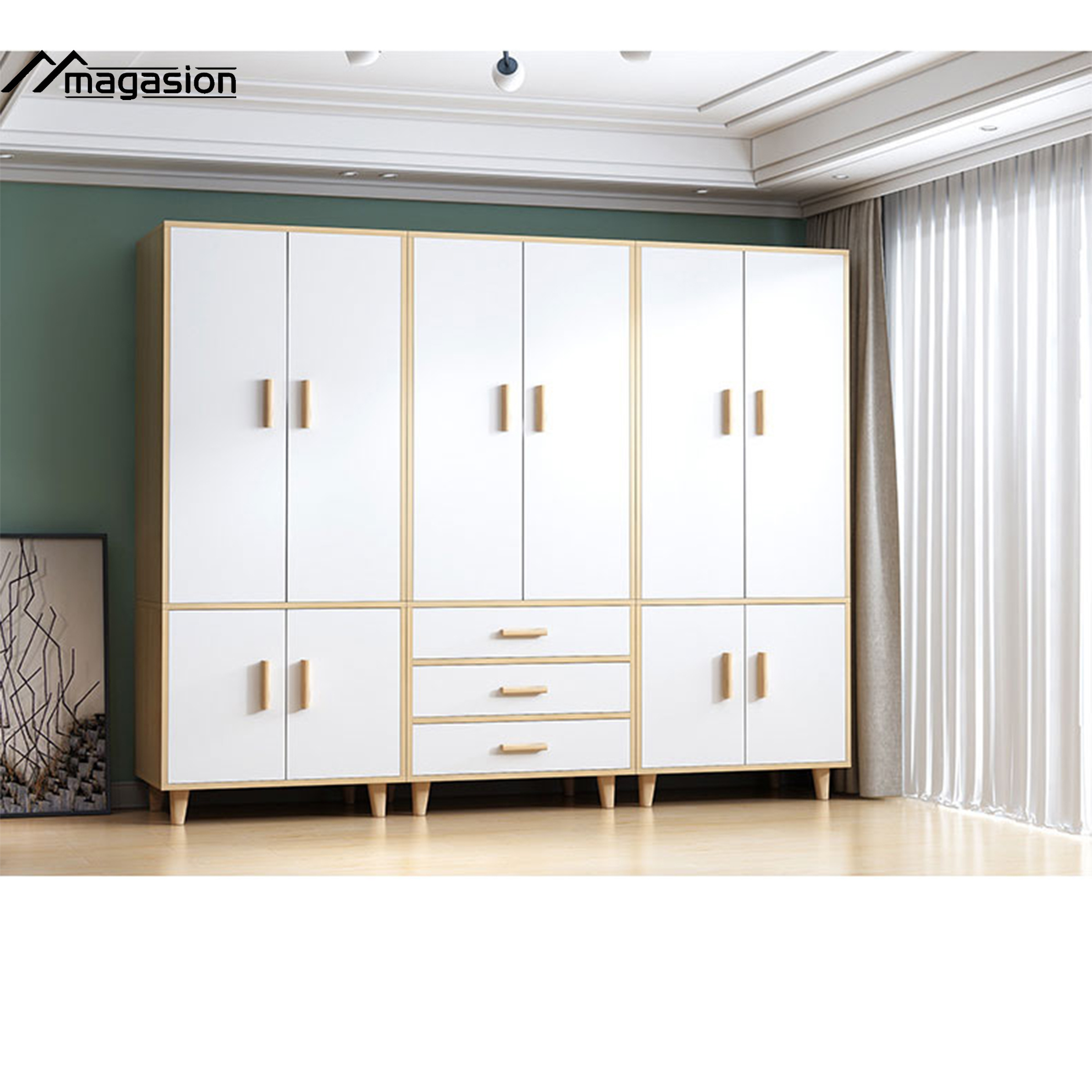 Dress cabinet closet modern  bedroom clothing furniture top quality pax wardrobe closet