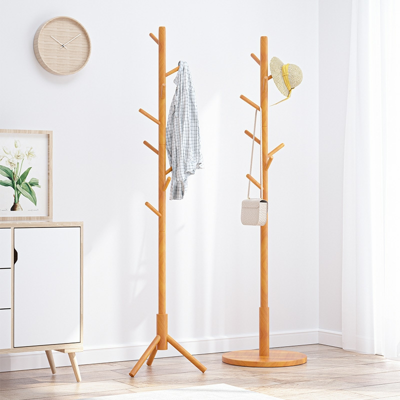 Coat Stand Coat Hat Jacket Umbrella Bag Floor Standing Rack Clothes Hanger Hooks Clothes Tree