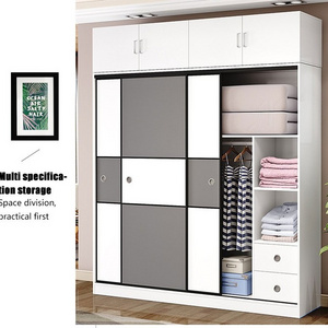 Factory price bedroom wall wardrobe cabinet designs multi-use portable clothes wardrobe