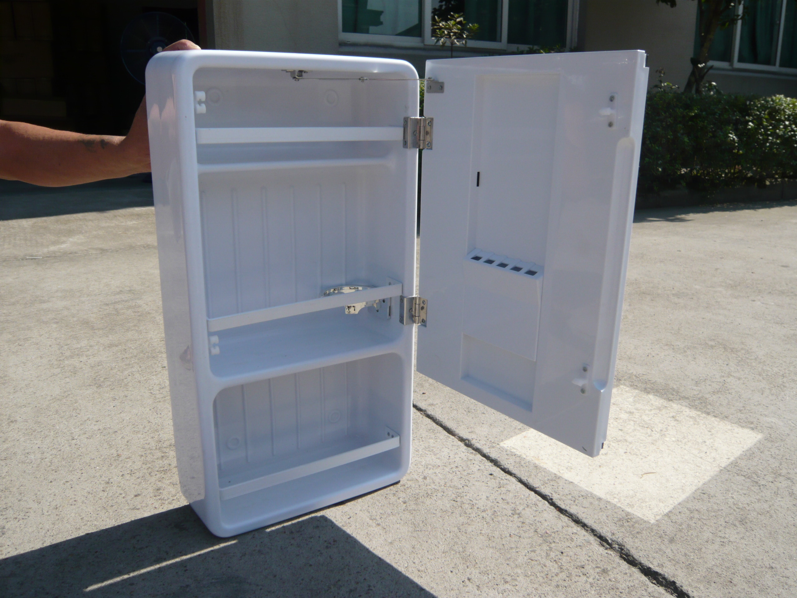 OEM ODM Plastic Toilet And Boat Plastic Bathroom Mirror Cabinet