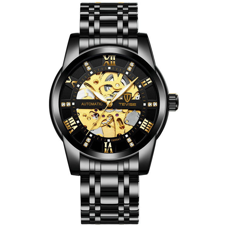 CSD 2231 Men automatic mechanical Wrist Watch Luxury Brand Stainless Steel Mens Watch Fashion Skeleton Watches