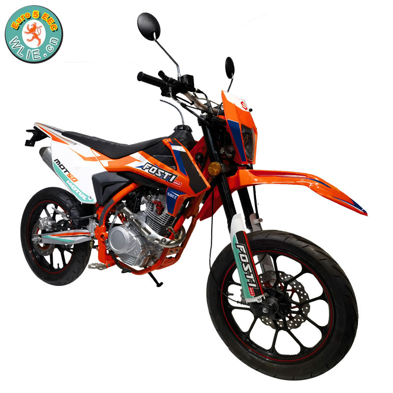 Legal Street Motorcycles For Passengers 4 Stroke 49cc Motos Motorcycle 50cc Dirt Bike DB50 Pro With Euro 5 EEC COC