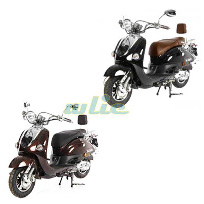 2018 New beautiful gas scooter kit alpha 50cc moped bike air wheel Retro-2 50cc, 125cc (Euro 4)