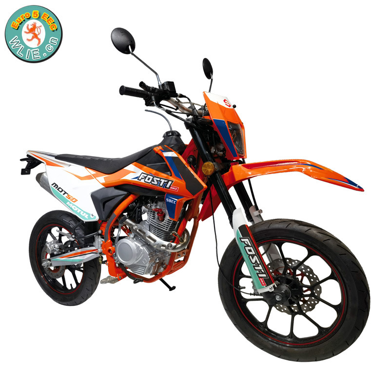 Legal Street Motorcycles For Passengers 4 Stroke 49cc Motos Motorcycle 50cc Dirt Bike DB50 Pro With Euro 5 EEC COC