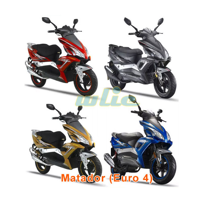 New Style racing motor scooter quality parts qianjiang Euro 4 EEC EFI system Matador 50cc, 125cc