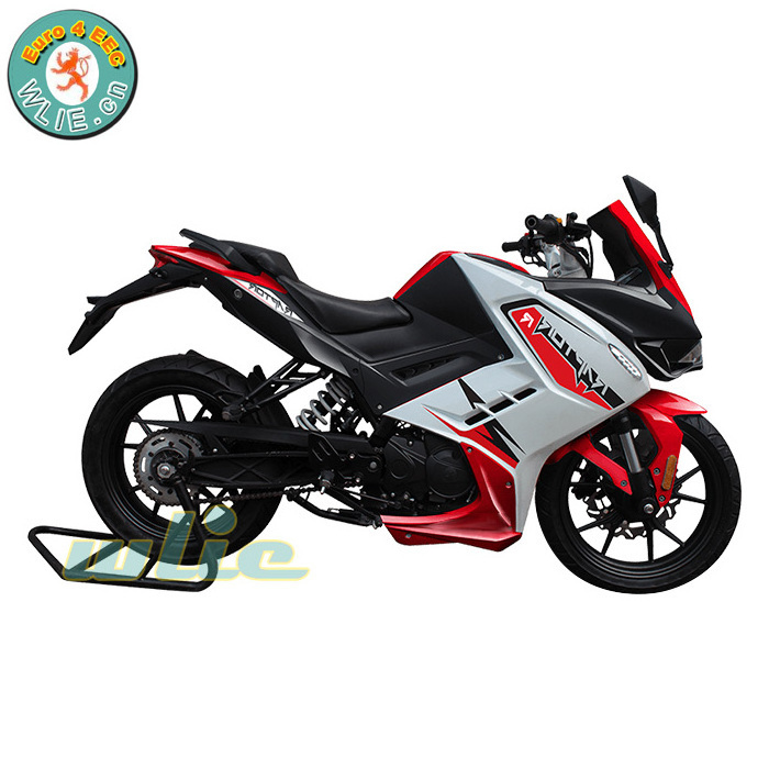 350cc motorcycle engine 25hp 4 stroke outboard 250cc motorbikes EEC Racing R7 125CC with Euro Water cooled EFI system