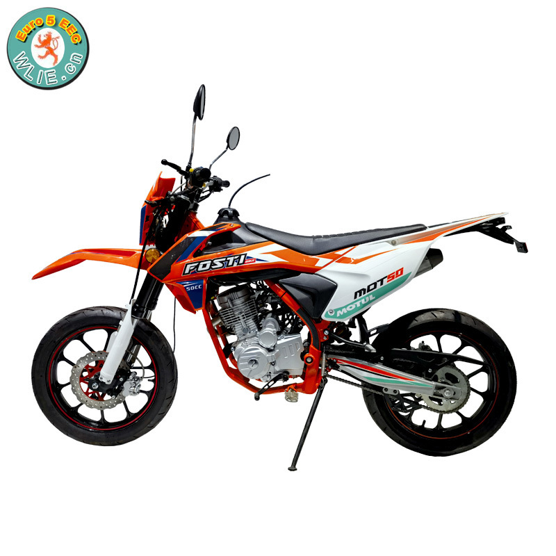 Pocket Mini Dual Motor Scooter 4 Stroke Off Road Motorcycle 50cc Dirt Bike DB50 Pro With Euro 5 EEC COC