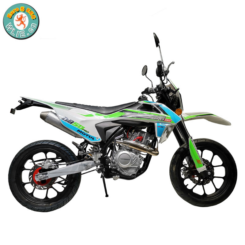 Powered Bikes Motos 49cc Made In China Chinese Cheap Motorcycle Unassembled 50cc Dirt Bike DB50 Pro With Euro 5 EEC COC