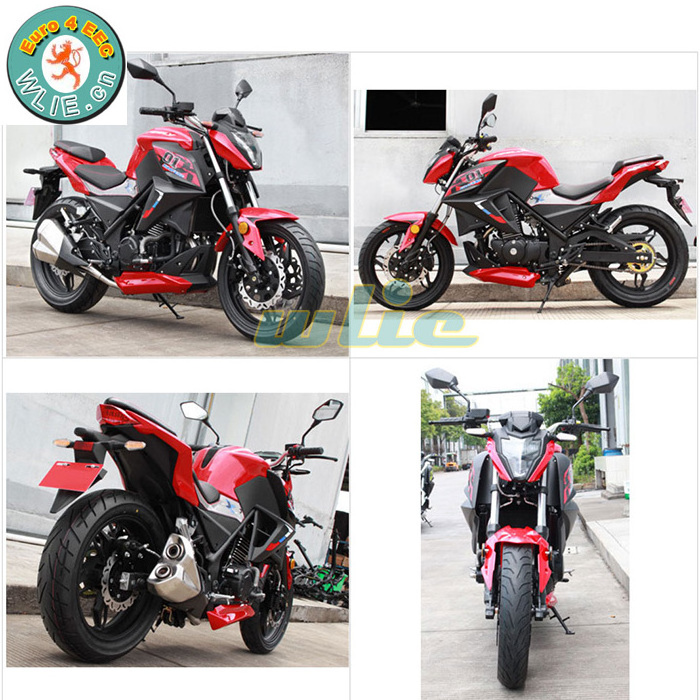 Factory direct motos kingo motorized bike motorised rickshaw CHEAP Street Racing Motorcycle XF1 (200cc, 250cc, 350cc)