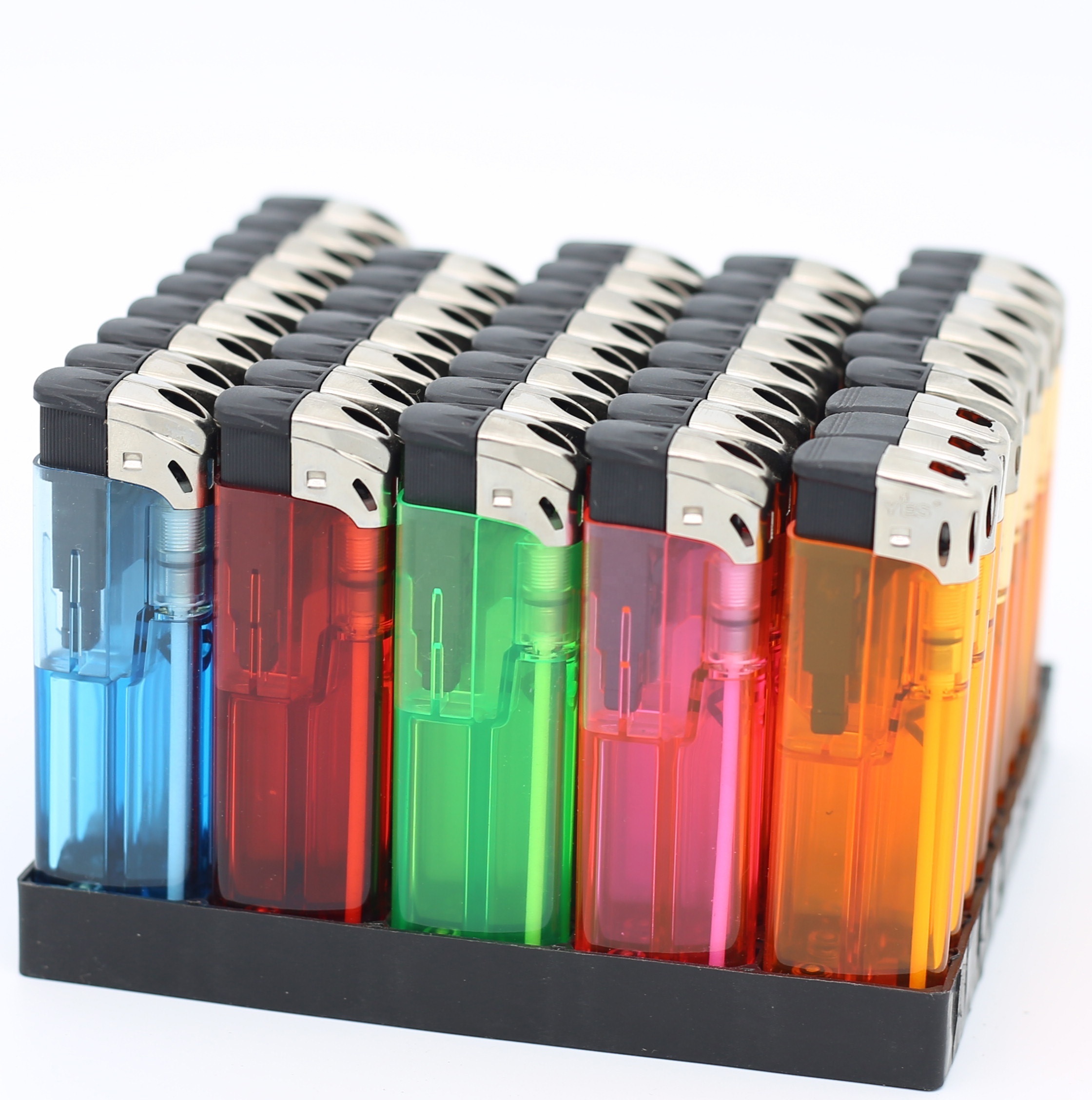 WK73 disposable refillable transparent translucent lighter