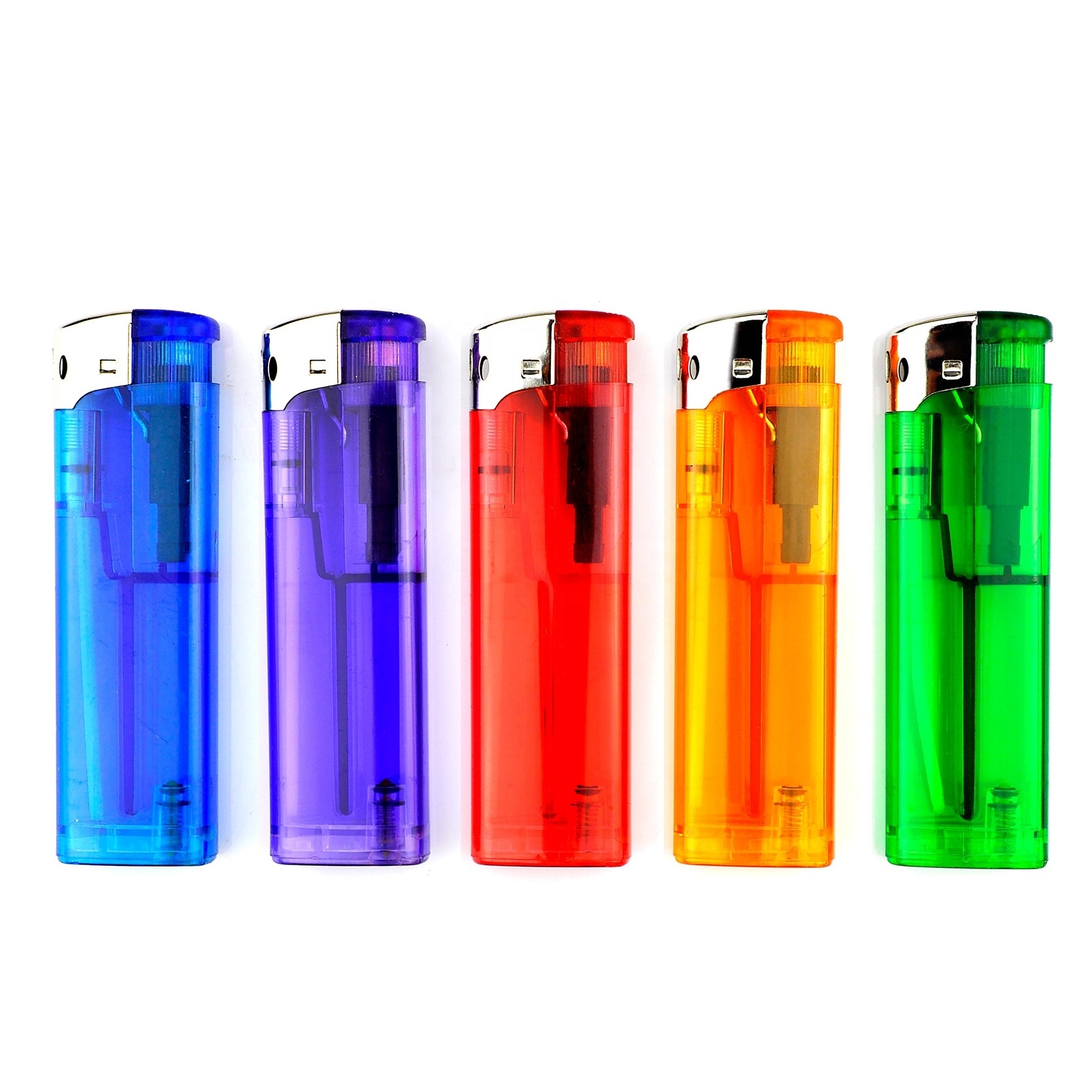 WK73 disposable refillable transparent translucent lighter