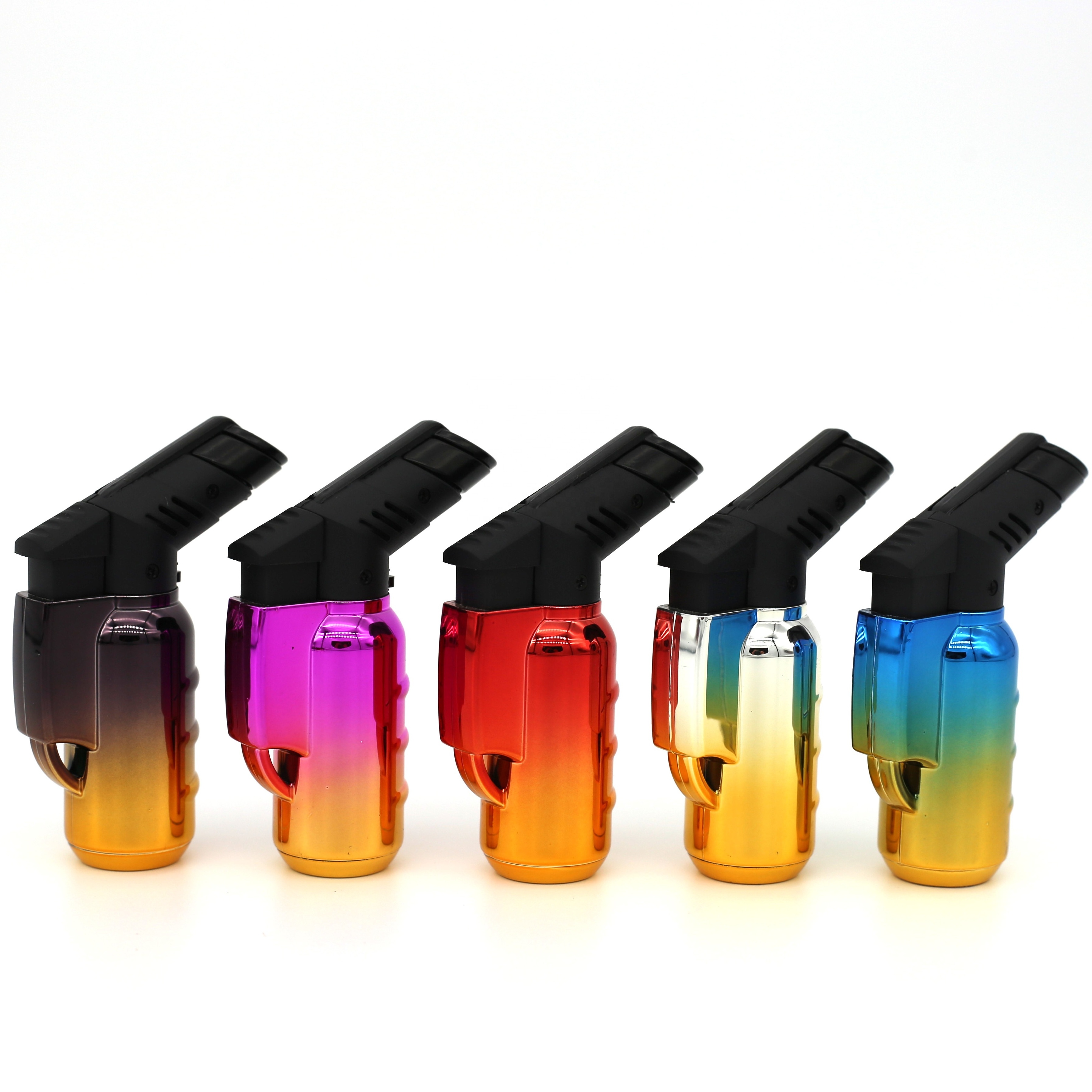 2023 WT701 Custom Logo Design Printed Windproof Jet Flame Lighters