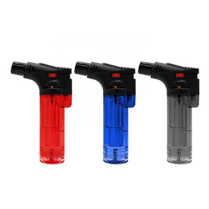 WT706 2023 Blue flame fixed and adjustable flame gun refillable butane torch lighters