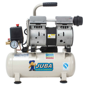 Silent 8bar oilless paint air compressor portable oil free industrial compressors with 8 30 50L tank