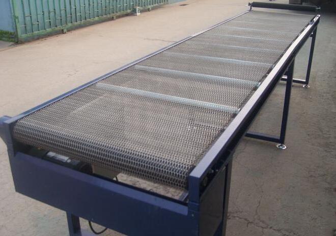 stainless steel metal food conveyor belt