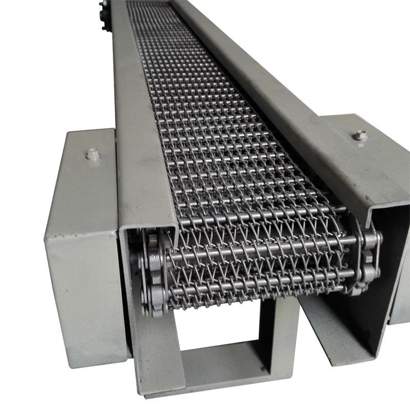 stainless steel metal food conveyor belt