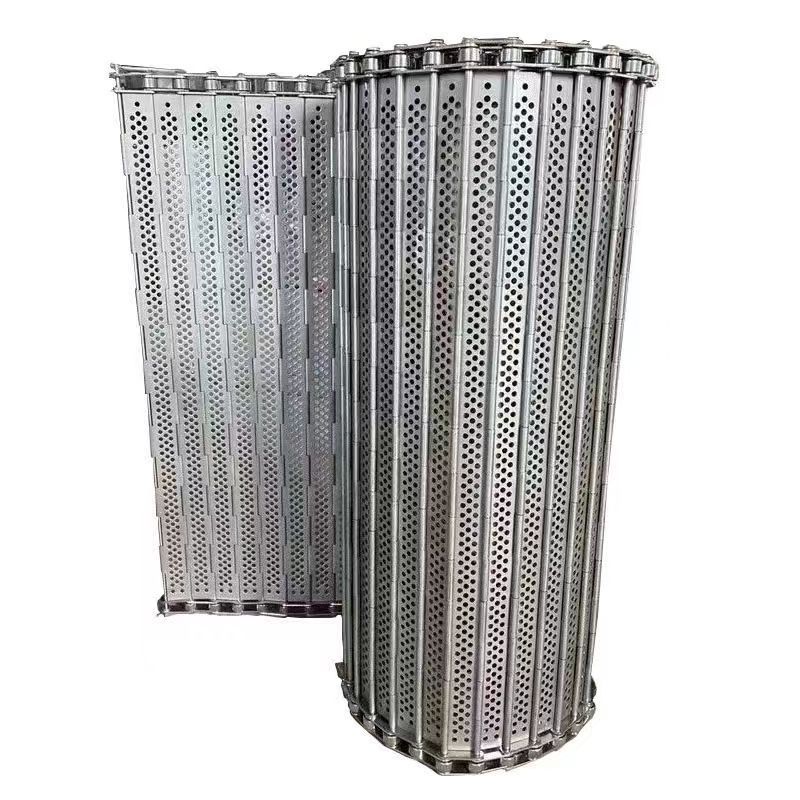 galvanized stainless chip sheet chain plate link conveyor belt aluminium folding portable and foldable aluminum ramp