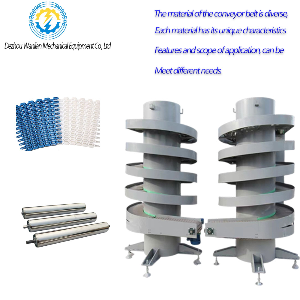 rubber spiral rollers dryer fabric conveyor grid belt shaft screw auger chip conveyor for animal feed