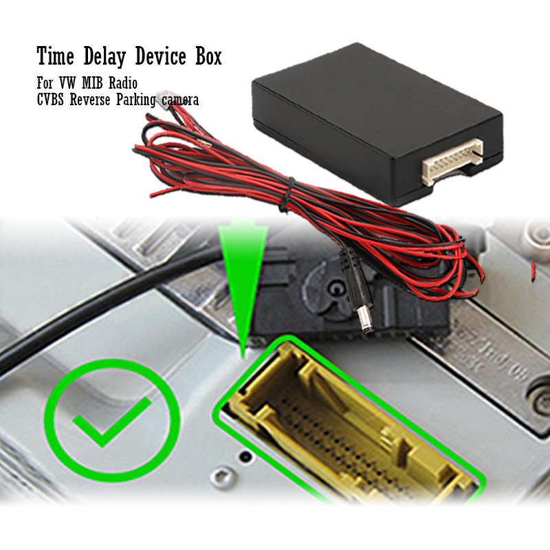 AV Rear View Camera Time Delay Device Car Rearview Parking Camera Relay for RCD330 PLUS 187A 187B