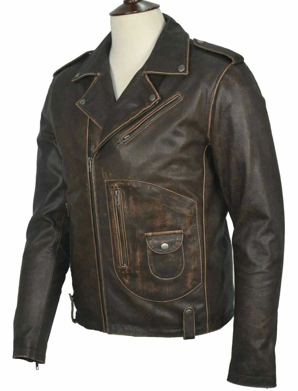 Hot Sale Genuine Men Leather Jacket Slim Fit Men Leather Jacket Customized jacket With latest Design