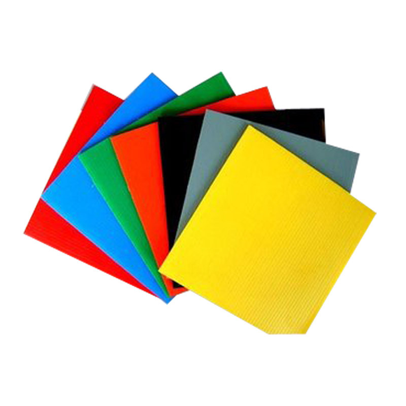 Corrugated paper PP hard flexible plastic grooved polypropylene hollow board for floor covering