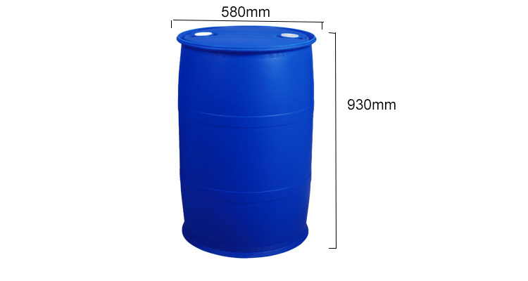 55 gallon plastic barrel drum 200L for chemical storage