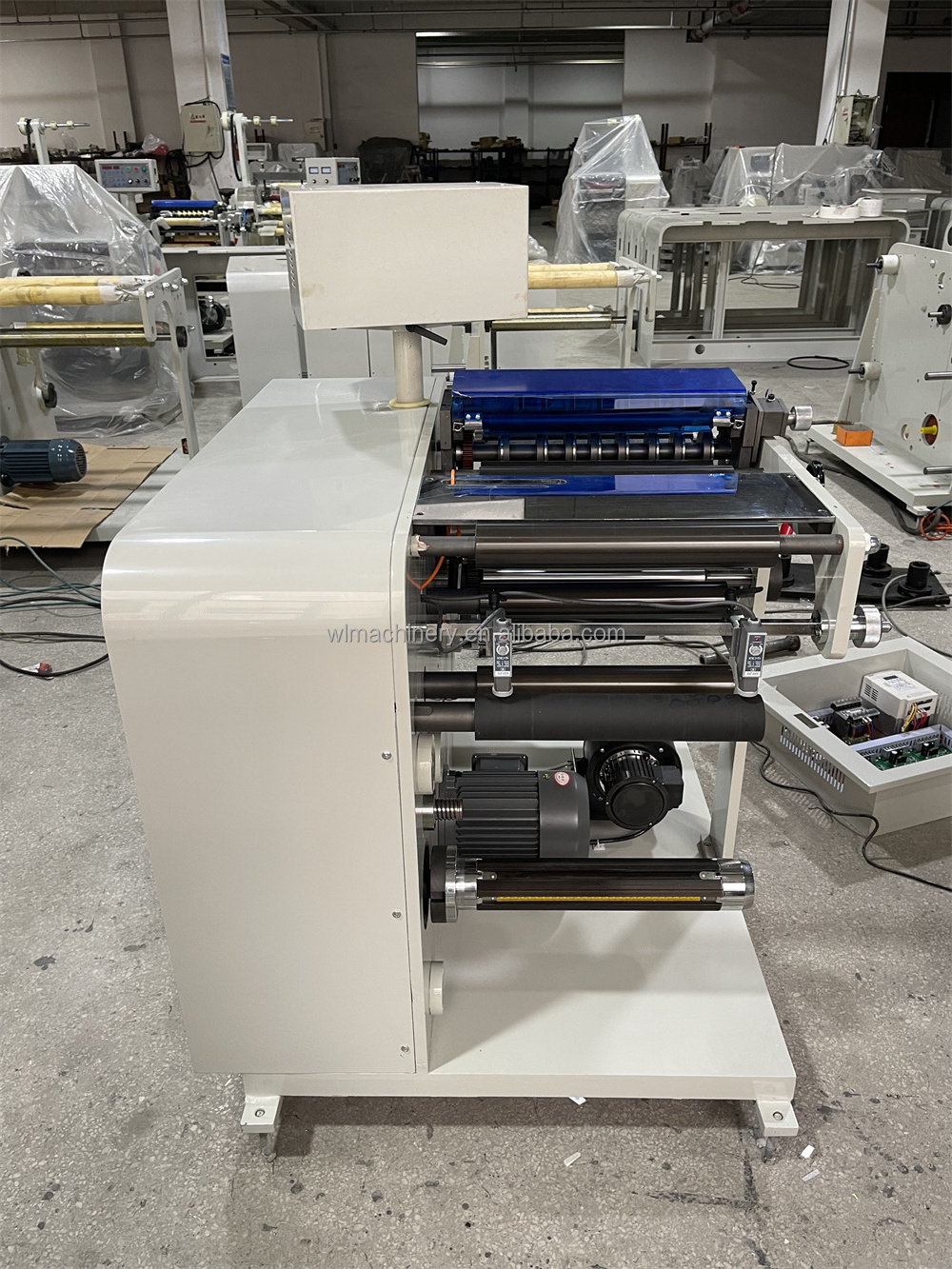 320 450 printing labels digital roll to roll slitting rewinding machine