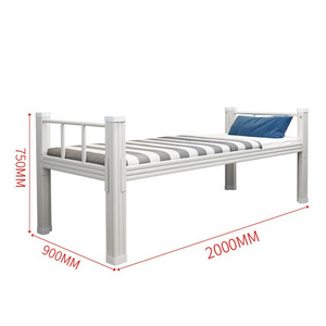 Modern New Design  Double Bed For Bedroom Simple modern single steel bed Modern Double Metal Detachable Bed