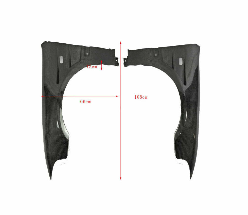 Car carbon fiber Front Side fender For Honda Civic EG 3D 92-95