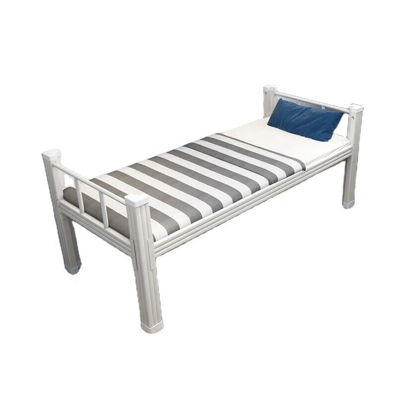 Queen Size Steel Single Bed 14 Inch Metal Platform Bed Frame Queen Bed Frame For Bedroom Steel legs