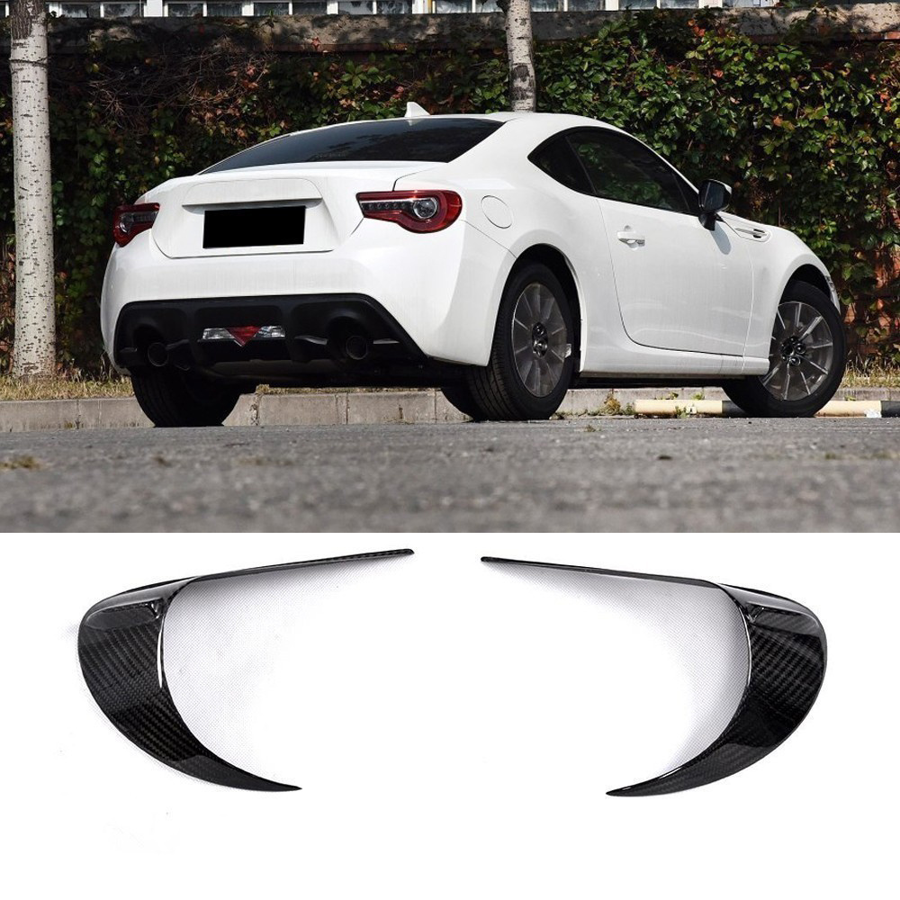 Real Carbon Fiber Tail Lights Cover Body Kits for Subaru BRZ Scion FR-S FT86 GT86 2012-2020