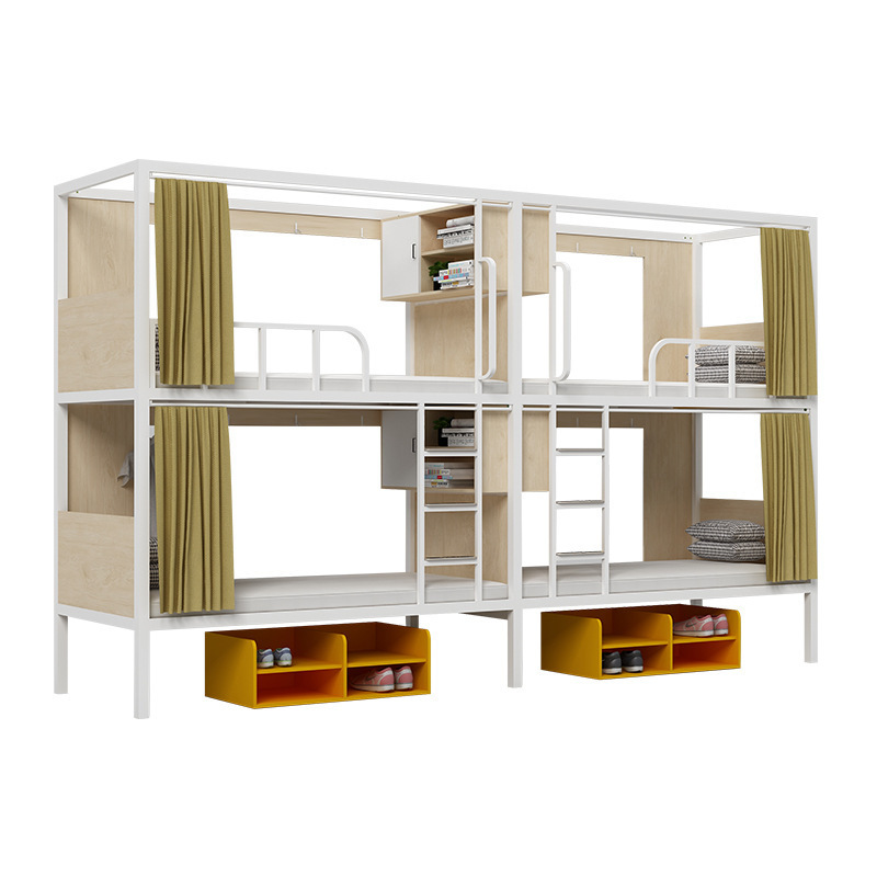 Commercial furniture single double soundproof capsule hotel bunk bed capsule bed sleeping pods