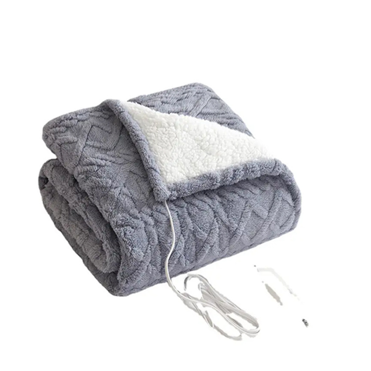 2023 innovative products Polyester Flannel Queen King Full Size ETL Portable Electric Blanket for winter