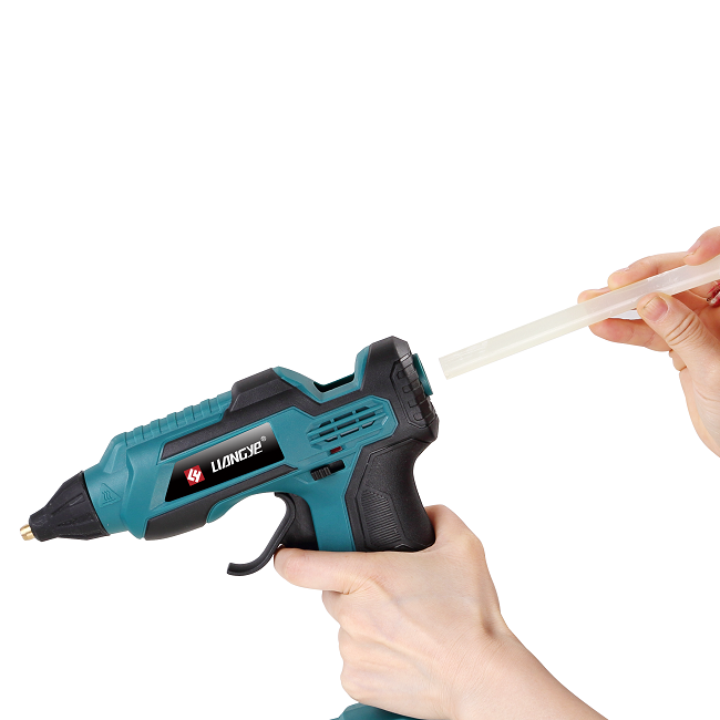 Liangye Power Tools LCA777-1 Battery Operated Cordless Hot Glue Gun With Stick