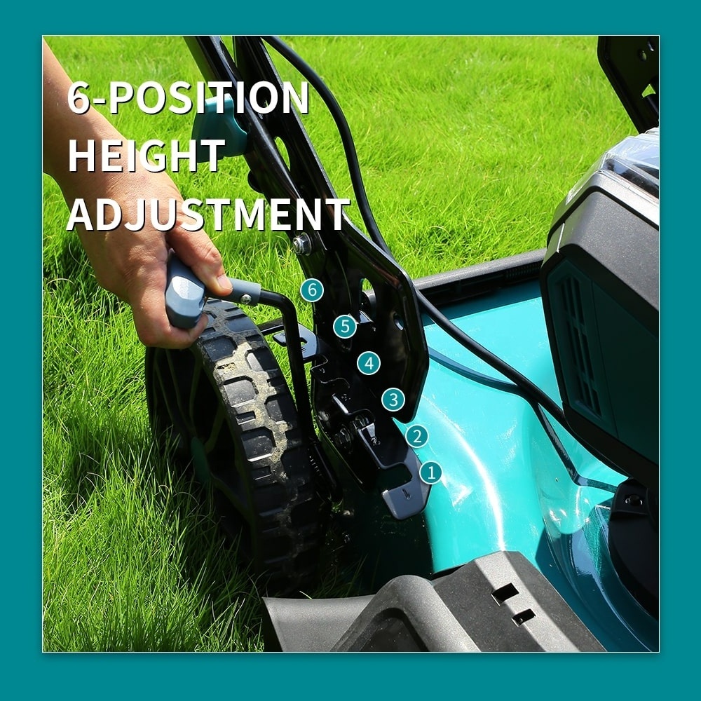 40v brushless Tools automatic hand push garden yard machine electric induction motor lawn mower